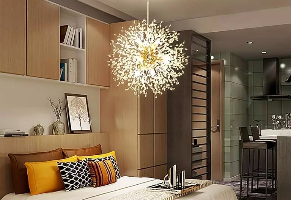 modern crystal flush mount chandelier