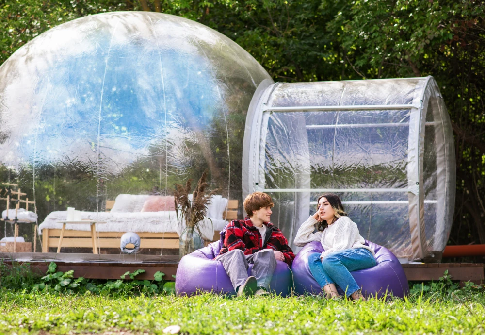 bubble clear tent